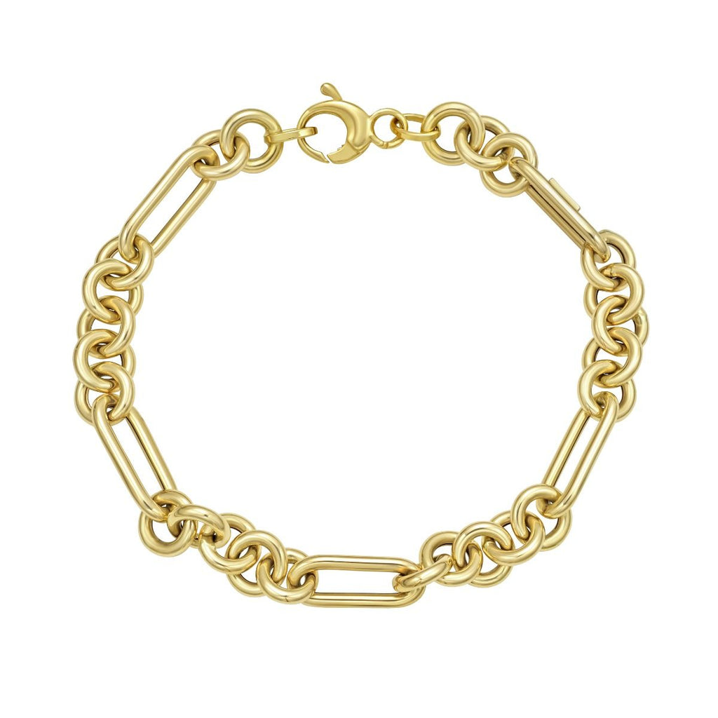 14K Figaro Link Bracelet