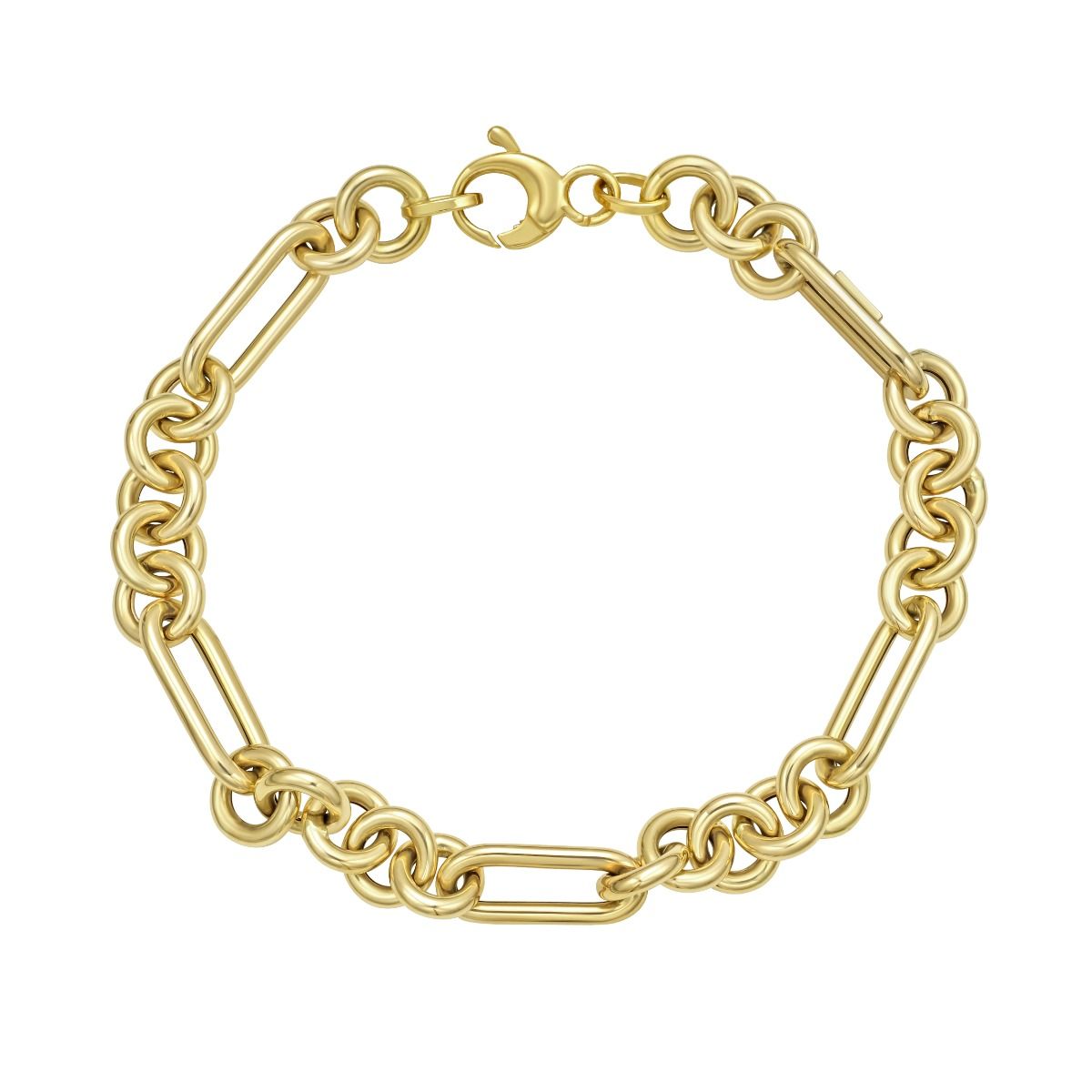 14K Figaro Link Bracelet