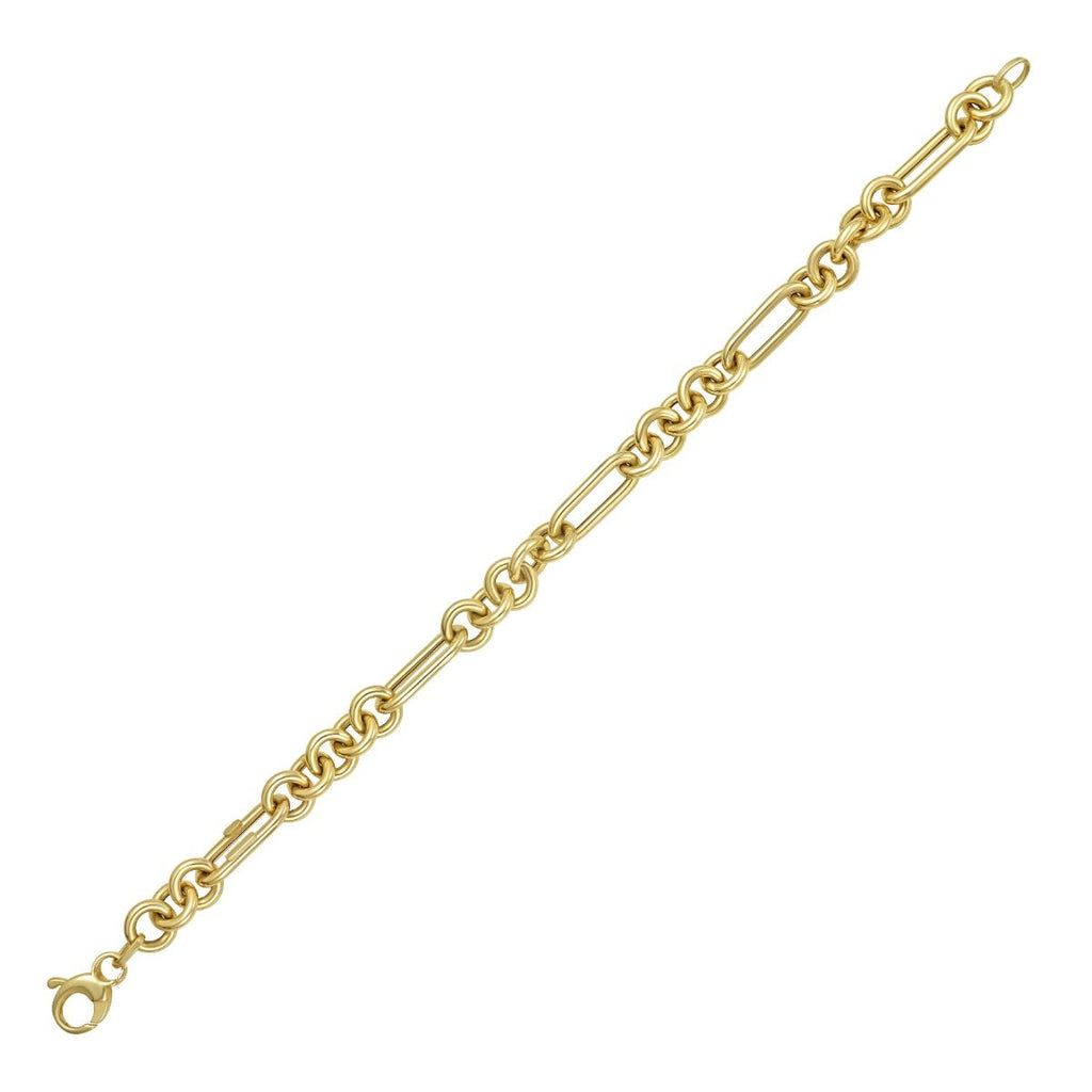 14K Figaro Link Bracelet