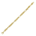 14K Figaro Link Bracelet